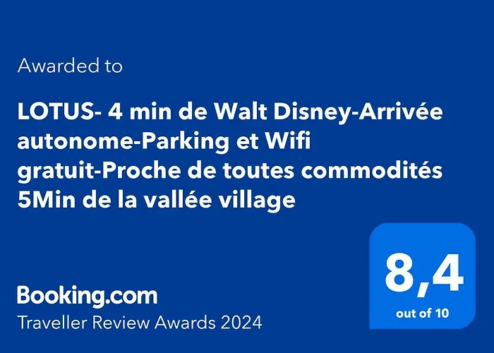 Lotus- 4 Min De Walt Disney-Arrivee Autonome-Parking Et Wifi Gratuit-Proche De Toutes Commodites 5Min De La Vallee Village